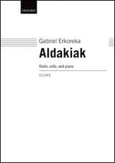 Aldakiak Piano Trio Score cover